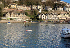 Beach at Modern Cottage in Looe, Cornwall