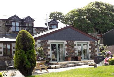 Exterior view of Treliver Farm Cottage in Saint Wenn, Cornwall