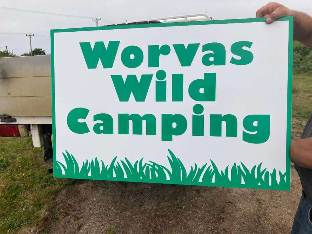 Worvas Wild Camping near St Ives